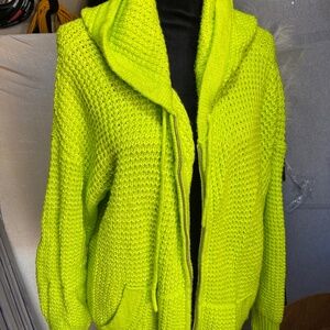 Knitted Neon Cardigan